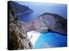 Navagio, Zante, Ionian Islands, Greece-Danielle Gali-Stretched Canvas