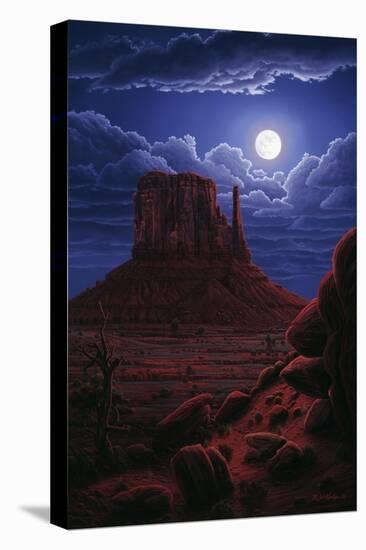 Navaho Moon-R.W. Hedge-Stretched Canvas