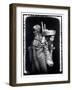 Navaho Woman Carrying a Papoose on Her Back, c.1914-William J. Carpenter-Framed Giclee Print