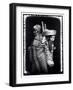 Navaho Woman Carrying a Papoose on Her Back, c.1914-William J. Carpenter-Framed Giclee Print
