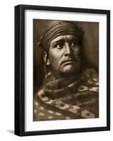 Navajo, a Chief of the Desert, 1904-null-Framed Photographic Print