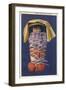 Navajo Baby named Be-Nah Na-Zuhn (Pretty Eyes)-Lantern Press-Framed Art Print