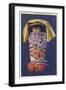 Navajo Baby named Be-Nah Na-Zuhn (Pretty Eyes)-Lantern Press-Framed Art Print
