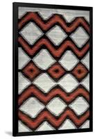 Navajo Blanket, North American Indian, 19th Century-null-Framed Giclee Print