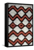 Navajo Blanket, North American Indian, 19th Century-null-Framed Stretched Canvas