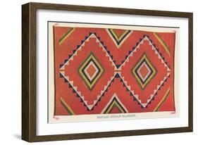 Navajo Blanket-null-Framed Art Print