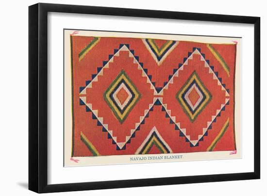 Navajo Blanket-null-Framed Art Print
