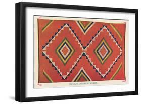 Navajo Blanket-null-Framed Art Print