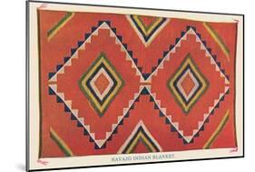 Navajo Blanket-null-Mounted Art Print