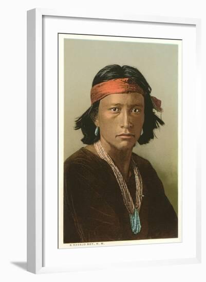 Navajo Boy-null-Framed Art Print