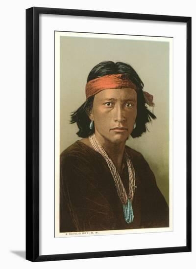 Navajo Boy-null-Framed Art Print