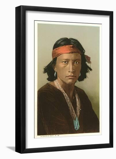 Navajo Boy-null-Framed Art Print