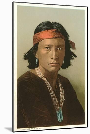 Navajo Boy-null-Mounted Art Print