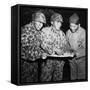 Navajo Code Radio Talkers of 1st Us Marine Division, 1944-null-Framed Stretched Canvas