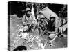 Navajo Code Talkers Landed with the First Marine Assault Waves on Saipan Against Japanese-null-Stretched Canvas