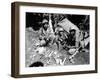 Navajo Code Talkers Landed with the First Marine Assault Waves on Saipan Against Japanese-null-Framed Photo