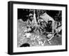 Navajo Code Talkers Landed with the First Marine Assault Waves on Saipan Against Japanese-null-Framed Photo