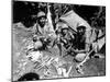 Navajo Code Talkers Landed with the First Marine Assault Waves on Saipan Against Japanese-null-Mounted Photo