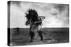 Navajo Dancer, c1905-Edward S. Curtis-Stretched Canvas