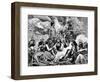 Navajo Indian encampment-Bohuslav Kroupa-Framed Giclee Print