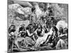 Navajo Indian encampment-Bohuslav Kroupa-Mounted Giclee Print