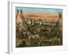 Navajo Indian encampment-Bohuslav Kroupa-Framed Giclee Print