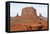 Navajo Indian, Monument Valley, Navajo Tribal Lands, Utah, Usa-Norbert Eisele-Hein-Framed Stretched Canvas