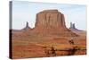 Navajo Indian, Monument Valley, Navajo Tribal Lands, Utah, Usa-Norbert Eisele-Hein-Stretched Canvas