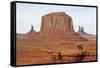 Navajo Indian, Monument Valley, Navajo Tribal Lands, Utah, Usa-Norbert Eisele-Hein-Framed Stretched Canvas