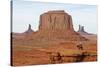 Navajo Indian, Monument Valley, Navajo Tribal Lands, Utah, Usa-Norbert Eisele-Hein-Stretched Canvas
