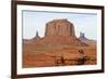 Navajo Indian, Monument Valley, Navajo Tribal Lands, Utah, Usa-Norbert Eisele-Hein-Framed Photographic Print