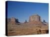 Navajo Lands, Arid Landscape with Eroded Rock Formations, Monument Valley, USA-Adina Tovy-Stretched Canvas