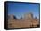 Navajo Lands, Arid Landscape with Eroded Rock Formations, Monument Valley, USA-Adina Tovy-Framed Stretched Canvas