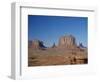 Navajo Lands, Arid Landscape with Eroded Rock Formations, Monument Valley, USA-Adina Tovy-Framed Photographic Print