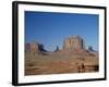 Navajo Lands, Arid Landscape with Eroded Rock Formations, Monument Valley, USA-Adina Tovy-Framed Photographic Print