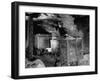 Navajo Leaning on a Car Decorated in Crude While Hauling Ore in His Own Small Mine-null-Framed Photographic Print