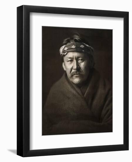 Navajo Man, c1904-Edward S. Curtis-Framed Giclee Print
