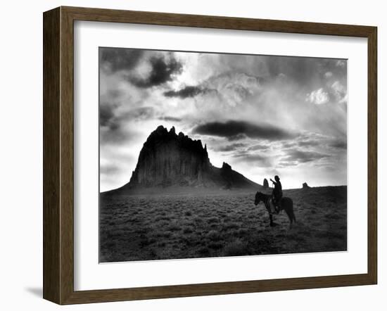 Navajo Man, C1915-William Carpenter-Framed Photographic Print