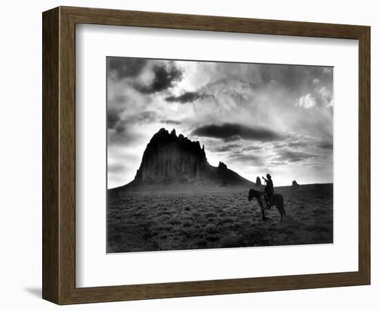 Navajo Man, C1915-William Carpenter-Framed Photographic Print