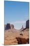 Navajo Man on Horseback, Monument Valley Navajo Tribal Park, Monument Valley, Utah-Michael DeFreitas-Mounted Photographic Print