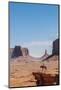 Navajo Man on Horseback, Monument Valley Navajo Tribal Park, Monument Valley, Utah-Michael DeFreitas-Mounted Photographic Print