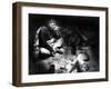 Navajo Man Smoking, C1915-William Carpenter-Framed Premium Photographic Print