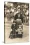 Navajo Mother and Children-null-Stretched Canvas