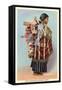 Navajo Mother and Papoose-null-Framed Stretched Canvas