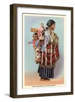 Navajo Mother and Papoose-null-Framed Art Print