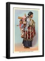 Navajo Mother and Papoose-null-Framed Art Print