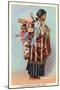 Navajo Mother and Papoose-null-Mounted Art Print