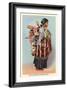 Navajo Mother and Papoose-null-Framed Art Print