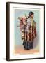 Navajo Mother and Papoose-null-Framed Art Print