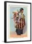 Navajo Mother and Papoose-null-Framed Art Print